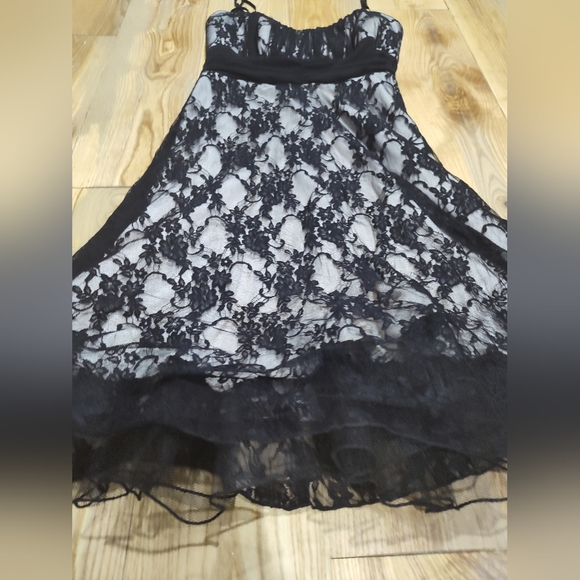 Speechless black lace cocktail formal dress sz S Lined and net lining - Picture 9 of 16